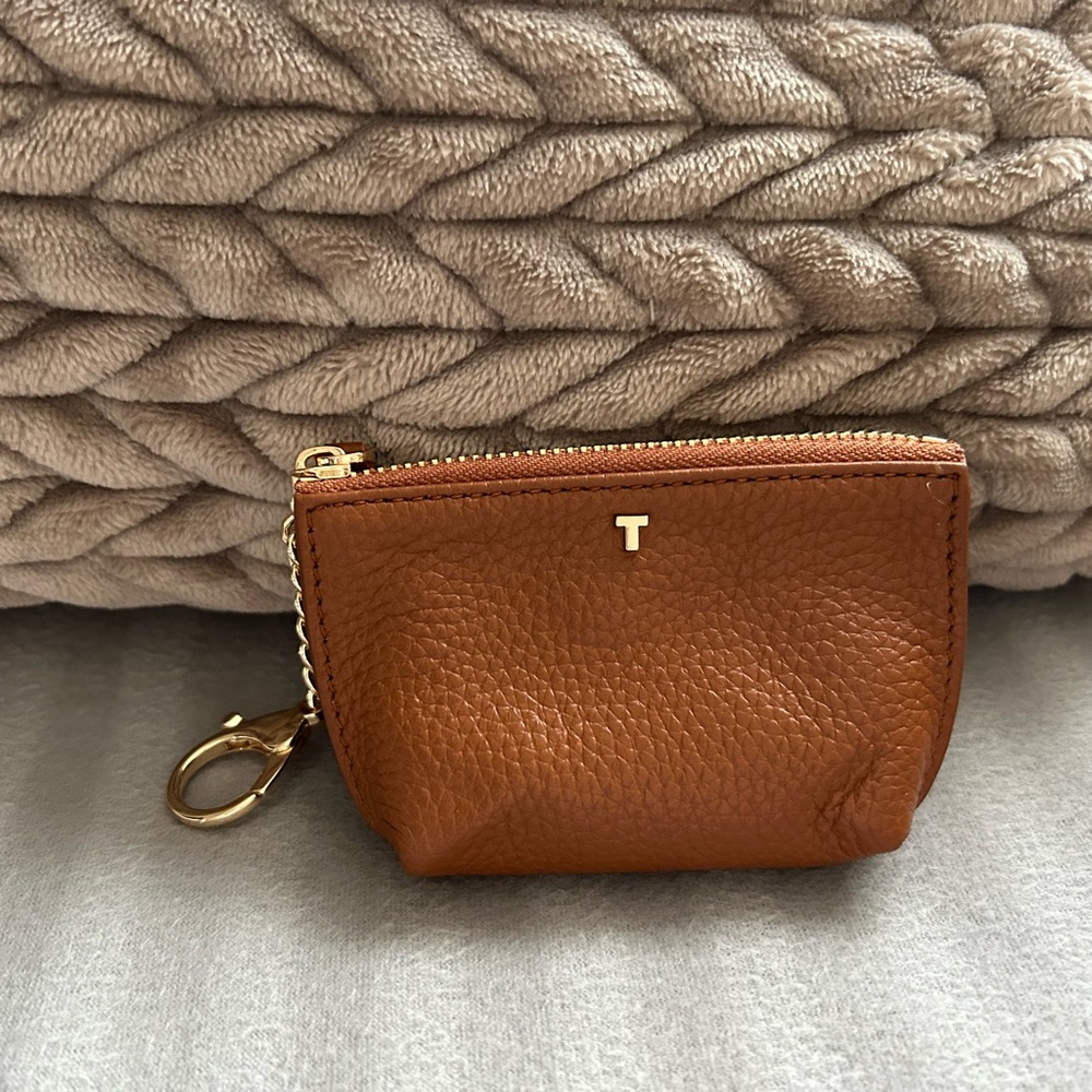 Brown Leather Coin Pouch